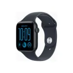 Apple Watch SE 3 GPS + Cellular 44mm Midnight Aluminium Case with Navy Blue Sport Band - S/M