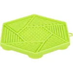 TRIXIE Lick'n'Snack Laižymo lėk&scaron;tė su siurbtukais, silikonas, 17 cm, žalia (pak.3)