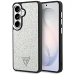 Case Guess Fixed Glitter Triangle MagSafe for Samsung Galaxy S26 / silver