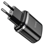 Įkroviklis Hoco N4 12W 2xUSB-A juodas