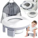 Kelioninis puodukas vaikams Reach Portable Potty 3in1 baltas/pilkas