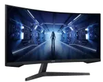 Samsung | Curved Monitor | LC34G55TWWPXEN | 34 " | VA | UWQHD | 21:9 | 165 Hz | 1 ms | 3440 x 1440 | 250 cd/m&sup2; | HDMI ports quantity 1 | Black | Warranty 24 month(s)
