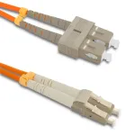 Qoltec Patchcord fiber optic SC/UPC - LC/UPC | Multimode | 50/125 | OM2 | Duplex | 3m