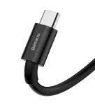 USB kabelis Baseus Superior i&scaron; USB į Type-C 66W 2.0m juodas CATYS-A01