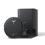 Ecovacs Robotic Vacuum Cleaner | DEEBOT T80S OMNI BLACK | Wet&Dry | 6400 mAh | 24800 Pa | Black