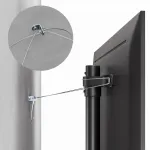 Maclean TV floor stand bracket, 32-70", max. VESA 400x400, max. 40kg, MC-494