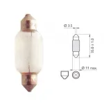 Lemputė PHILIPS 15W 12V SV8,5 TW15X43
