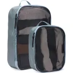 Thule | Packing Cube Set, 1x Medium, 1x Small | Packing Cube | Pond Gray