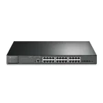 TP-LINK | 24-Port Gigabit and 4-Port 10GE SFP+ L2+ Managed Switch with 24-Port PoE+ | TL-SG3428XMP JetStream | Managed L2+ | Rackmountable
