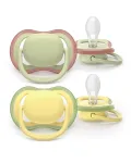 Philips Avent Ultra Air Neutral Baby Pacifiers 18+ 2pcs