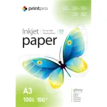 Photo paper PrintPro, 100 sheets | High Glossy | 180 g/m&sup2; | A3