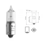 Lemputė PHILIPS 10W 12V BA9s H10W