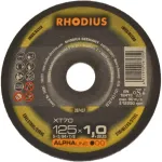 Pjovimo diskas, XT70, 125x1,0x22,23 mm, RHODIUS
