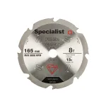 SPECIALIST+ pj. diskas pluo&scaron;t. cementui, 8T 165 x 20 mm