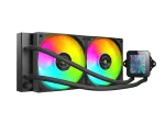 Mars Gaming MLVISION240 Liquid Cooling System with 360&ordm; LCD / TDP up to 500W