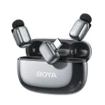 BOYA Mini 2-02 USB-C Wireless Microphone Set (2TX 1xRX) / 2.4GHz / 48kHz/24bit (Space Grey)