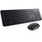 Dell | KM3322W | Keyboard and Mouse Set | Wireless | Mouse included | Batteries included | Wireless connection | Lithuanian | Black