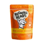 MEOWING HEADS Paw Lickin' Chicken (vi&scaron;tiena/jautiena) 100g 10vnt
