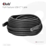 CABLE USB-C 15M/M/M CAC-2580 CLUB3D
