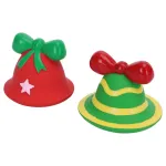 Nobleza žaislas &scaron;uniui lateksinis varpelis su garsiniu elementu, xmas, 7x8cm