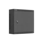 Lanberg TPR 10" Installation Enclosure with Mesh Plate 340X340X140, Black (assembled)