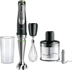 Braun | Hand Blender | MQ9135XI MultiQuick 9 | Hand Blender | 1200 W | Number of speeds 3 | Black/Stainless Steel