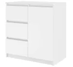 Topeshop 1D3S BIEL KPL chest of drawers