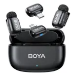 BOYA Mini 2-01 Lightning + USB-C Wireless Microphone Set (2xTX 2xRX) / 2.4GHz / 48kHz/24bit