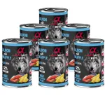 ALPHA SPIRIT WET konservas su la&scaron;i&scaron;a ir ananasais 400g 6vnt