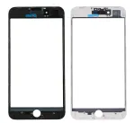 LCD stikliukas Apple iPhone 8 Plus su rėmeliu ir OCA baltas V3