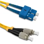 Qoltec Patchcord fiber optic SC/UPC - FC/UPC | Singlemode | 9/125 | G652D | Duplex | 5m