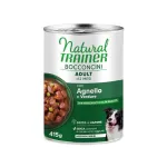 NATURAL TRAINER Dog Bocconcini konservas MM &scaron;unims su ėriena 415g (12)