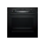 Bosch Oven | HRG578BB7 | 71 L | Electric | Pyrolysis | Knobs | Steam function | Height 59.5 cm | Width 59.4 cm | Black