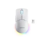 Lenovo RGB Gaming Mouse | Legion M220 | Wireless | 2.4 GHz, Bluetooth, Wired | Glacier White