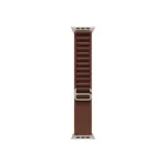 APPLE 49mm Burgundy Alpine Loop - Small - Natural Titanium Finish