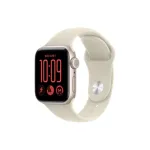 Apple Watch SE 3 GPS + Cellular 40mm Starlight Aluminium Case with Sand Sport Band - S/M