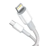 Kabelis USB C - IP Lightning 1m su baltu pintu &scaron;arvu 20W BASEUS
