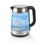ETA | Kettle | ETA615390000 | Standard | 2200 W | 1.7 L | Glass | 360&deg; rotational base | Black/Stainless Steel