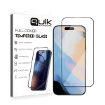 Quik Accessories Full Cover Tempered Glass for Apple iPhone 17
