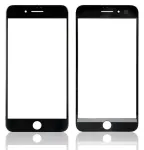 LCD stikliukas Apple iPhone 8 Plus su rėmeliu ir OCA juodas V2 ORG