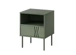 Cama Bedside table 2 pcs. TRESSE 44x40x53 matte green