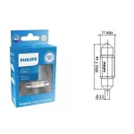 Lemputė PHILIPS 1W 12V SV8,5 T10.5X43 LED Ultinon Pro6000SI