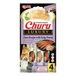 Churu Luxury kreminis skanėstas katėms su tunu ir karali&scaron;kosiomis krevetėmis N4
