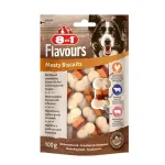 8in1 Flavours mėsos sausainiai skanėstai &scaron;unims, 100 g