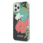 Guess GUHCP12LIMLFL01 N&deg;1 Flower Collection for iPhone 12 Pro Max 6,7" / black