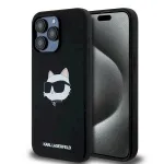 Karl Lagerfeld KLHMP15XSCHPPLK Hardcase Silicone Choupette Head M for iPhone 15 Pro Max 6.7" / black