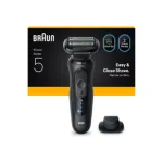 Braun Shaver | 52-N1200s Series 5 | Operating time (max) 50 min | Wet & Dry | Lithium Ion | Black