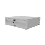 Lanberg AK-2003-S | 19" Drawer 3U, max load capacity up to 90 kg, 4 point assembly | 48.26 x 36 x 13.2 cm | Grey