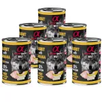 ALPHA SPIRIT WET konservas su triu&scaron;iena ir bananais 400g 6vnt