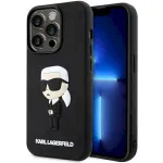 Karl Lagerfeld KLHCP14L3DRKINK Rubber Ikonik 3D Hardcase for iPhone 14 Pro 6.1" / black